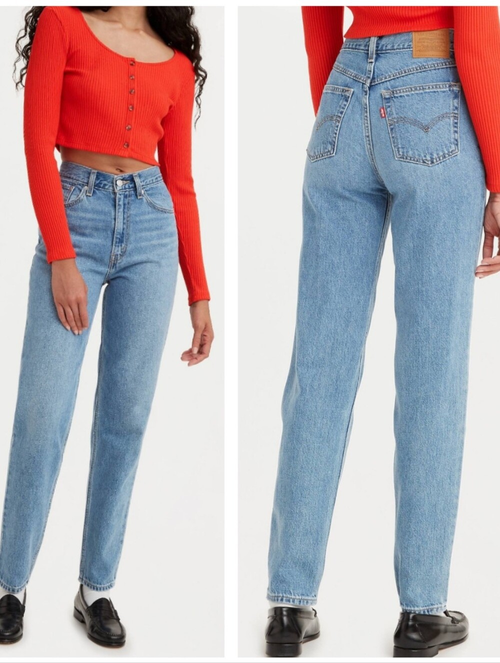 Levi's Denim 80's Mom Jean Size 26 Light Wash Blue